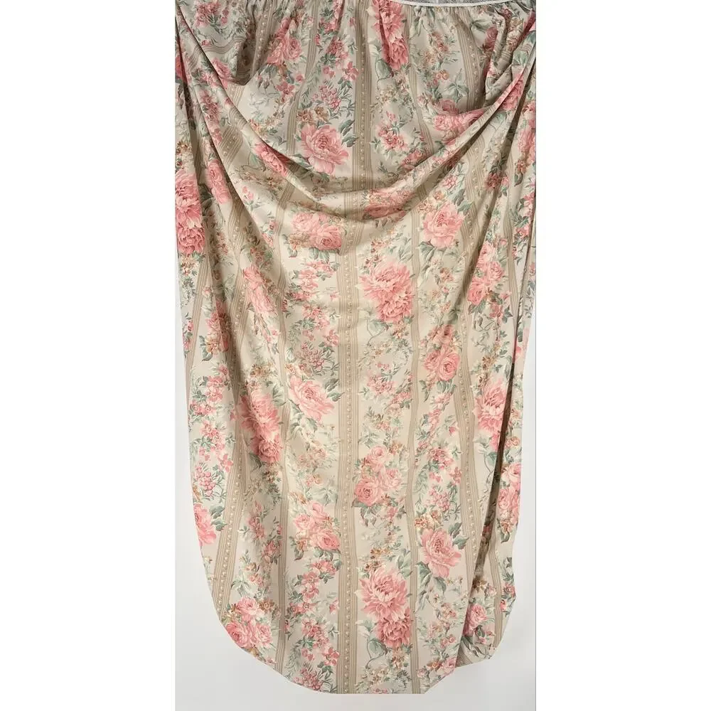 Vintage Cottagecore Floral Sheet Set Twin Cottage Shabby Chic Granny